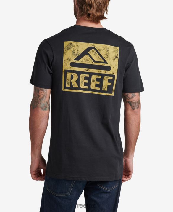 Reef NZ 62JVZ561 - Wellie Short Sleeve Tee Men Caviar Reef