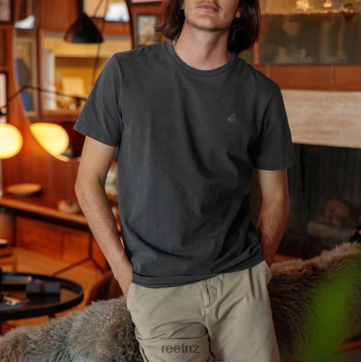 Reef NZ 62JVZ563 - Marte Short Sleeve Tee Men Pirate Blk Reef