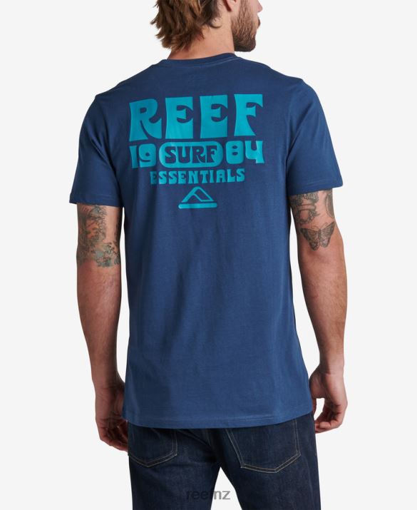 Reef NZ 62JVZ565 - Carland Short Sleeve Tee Men Insignia Blue Reef