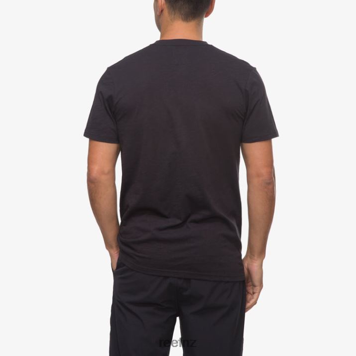 Reef NZ 62JVZ566 - Freedom Short Sleeve Tee Men Caviar Reef