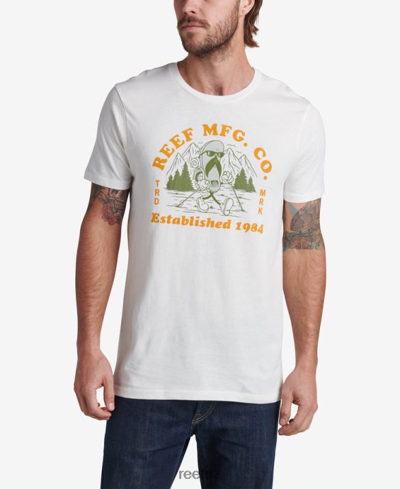 Reef NZ 62JVZ567 - Balboa Short Sleeve Tee Men Marshmallow Reef