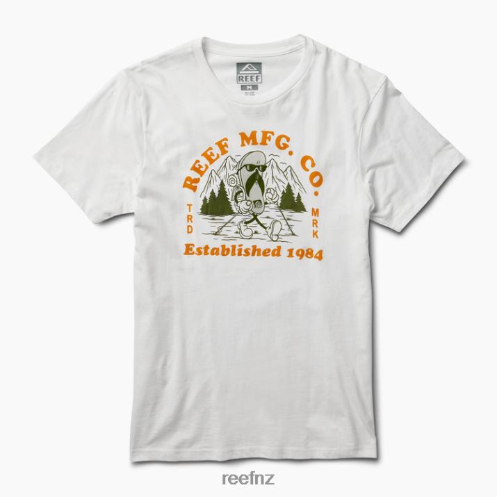 Reef NZ 62JVZ567 - Balboa Short Sleeve Tee Men Marshmallow Reef
