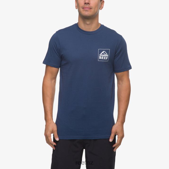 Reef NZ 62JVZ568 - Liberty Short Sleeve Tee Men Insigna Blue Reef