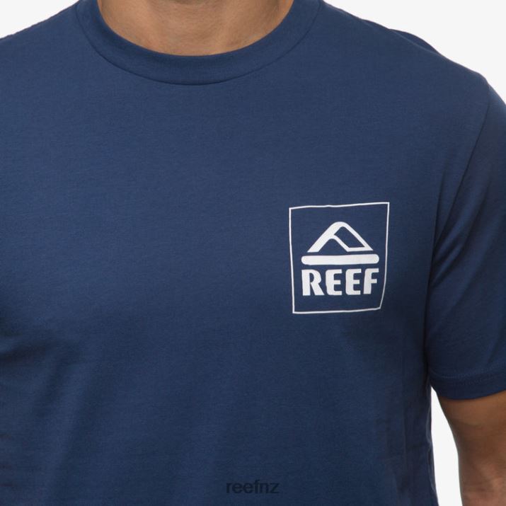 Reef NZ 62JVZ568 - Liberty Short Sleeve Tee Men Insigna Blue Reef