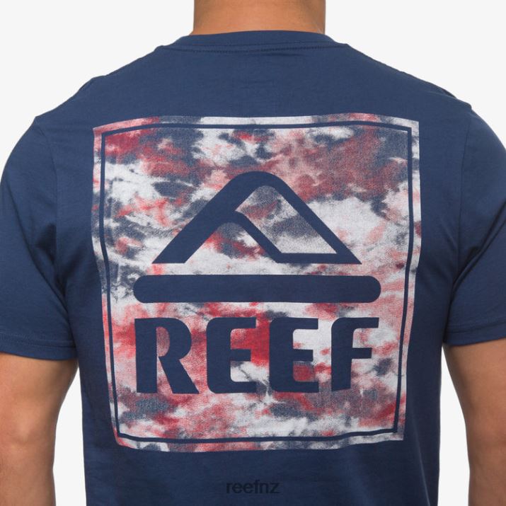 Reef NZ 62JVZ568 - Liberty Short Sleeve Tee Men Insigna Blue Reef