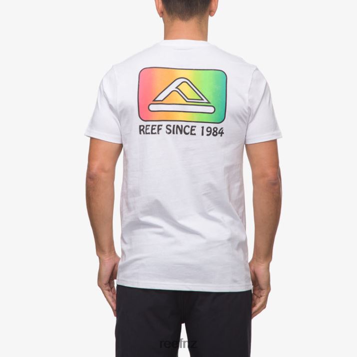 Reef NZ 62JVZ570 - Cardwick Short Sleeve Tee Men Bright White Reef
