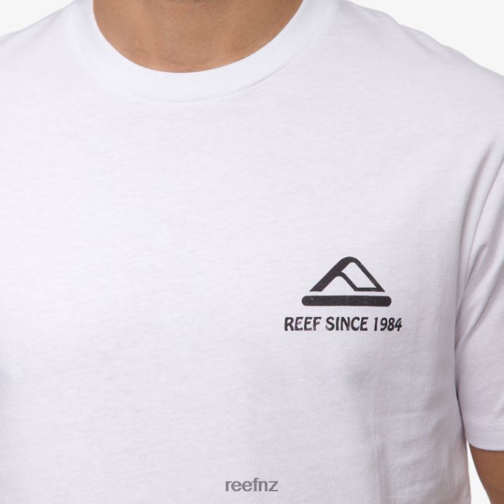 Reef NZ 62JVZ570 - Cardwick Short Sleeve Tee Men Bright White Reef
