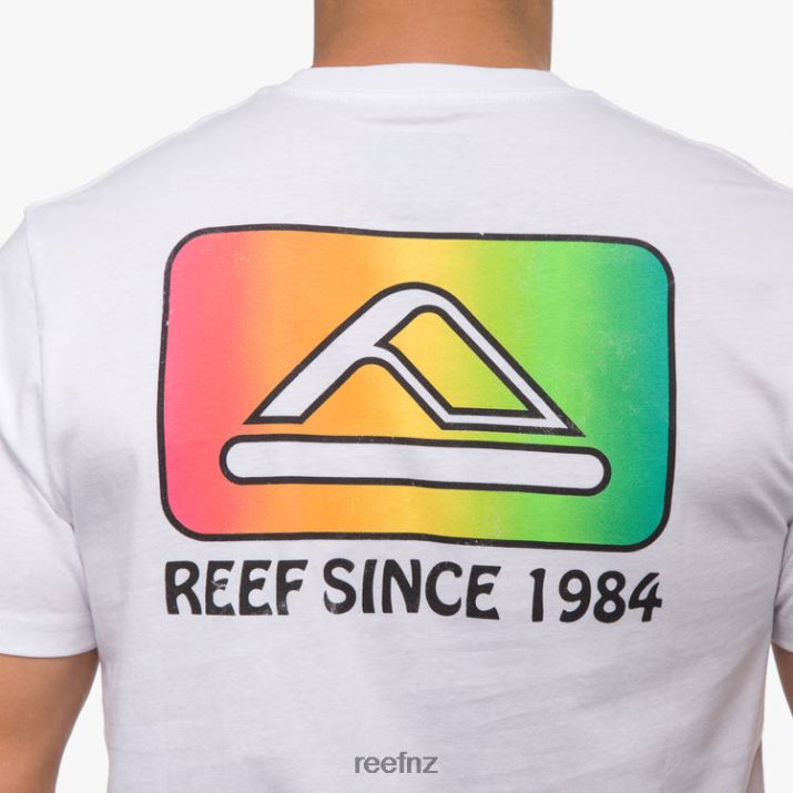 Reef NZ 62JVZ570 - Cardwick Short Sleeve Tee Men Bright White Reef
