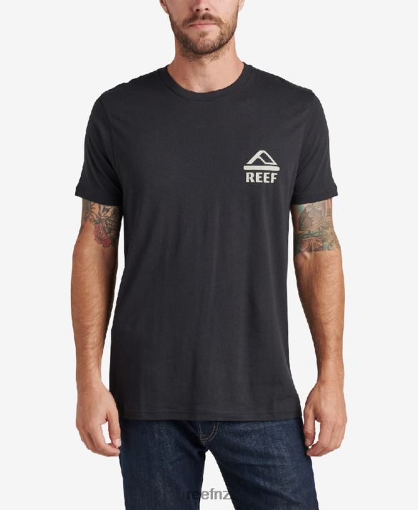 Reef NZ 62JVZ572 - Jamison Short Sleeve Tee Men Caviar Reef