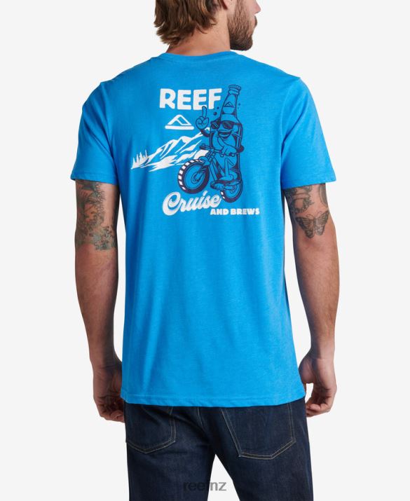 Reef NZ 62JVZ573 - Cruiser Short Sleeve Tee Men French Blue Reef