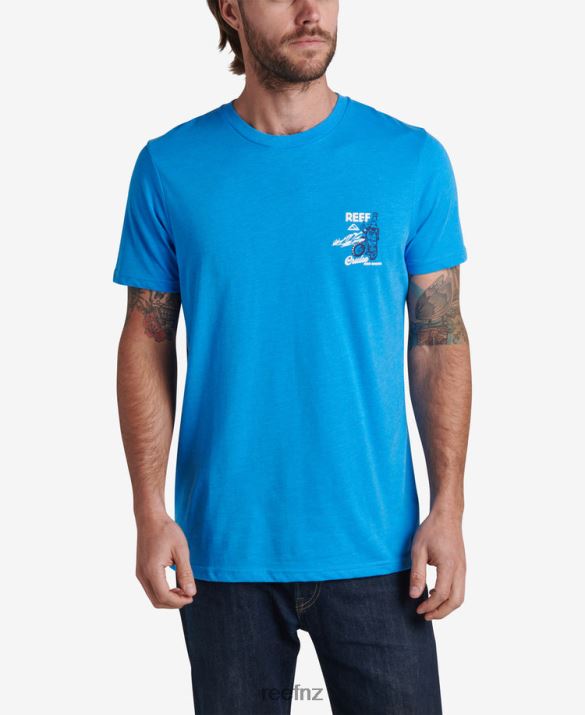 Reef NZ 62JVZ573 - Cruiser Short Sleeve Tee Men French Blue Reef
