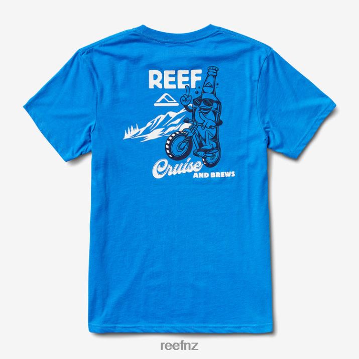 Reef NZ 62JVZ573 - Cruiser Short Sleeve Tee Men French Blue Reef