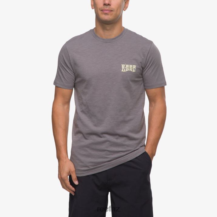 Reef NZ 62JVZ574 - Paradise Poster Short Sleeve Tee Men Quiet Shade Reef