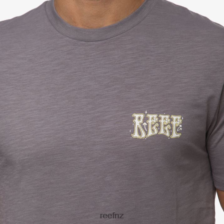 Reef NZ 62JVZ574 - Paradise Poster Short Sleeve Tee Men Quiet Shade Reef