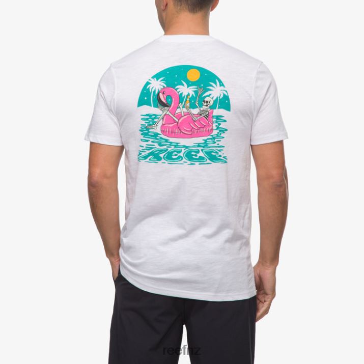 Reef NZ 62JVZ576 - Float On Short Sleeve Tee Men Bright White Reef