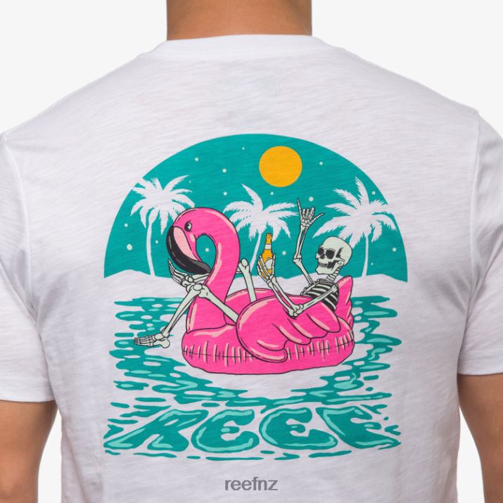 Reef NZ 62JVZ576 - Float On Short Sleeve Tee Men Bright White Reef