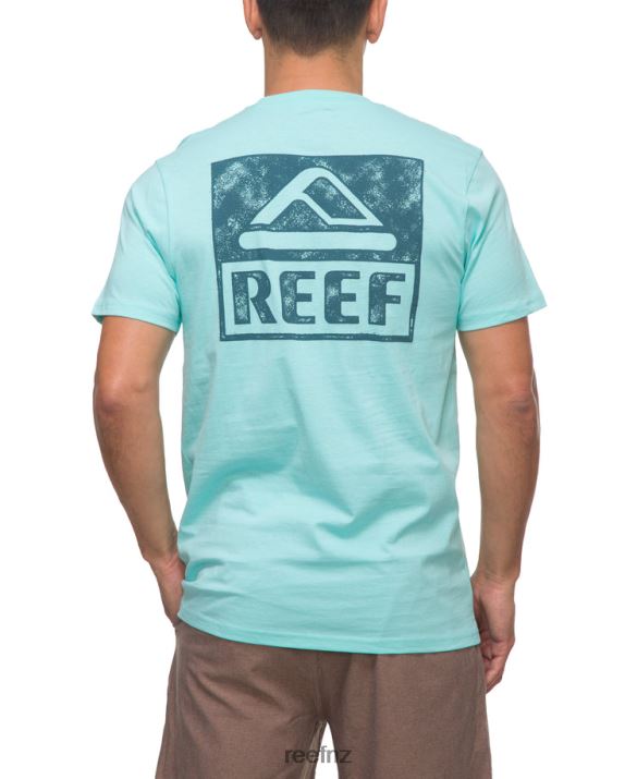 Reef NZ 62JVZ578 - Wellie Short Sleeve Tee Men Aruba Blue Reef