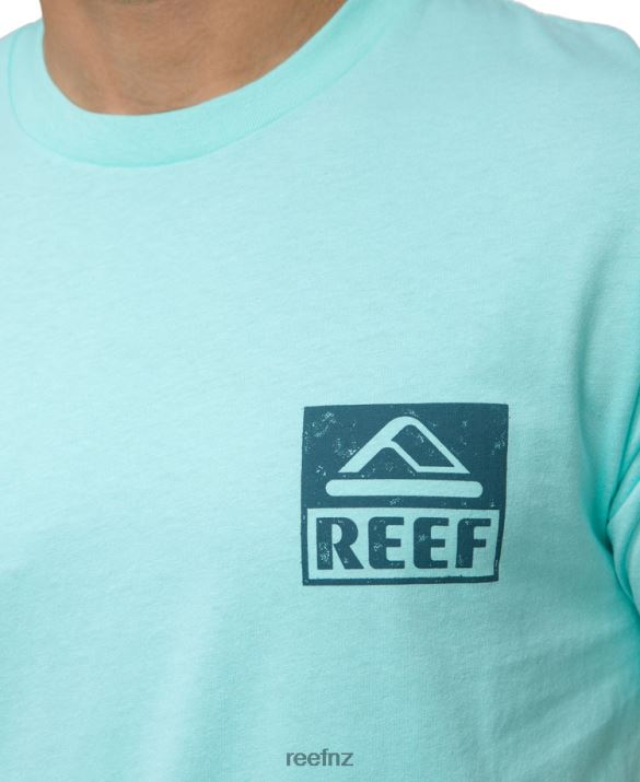 Reef NZ 62JVZ578 - Wellie Short Sleeve Tee Men Aruba Blue Reef