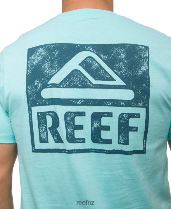 Reef NZ 62JVZ578 - Wellie Short Sleeve Tee Men Aruba Blue Reef