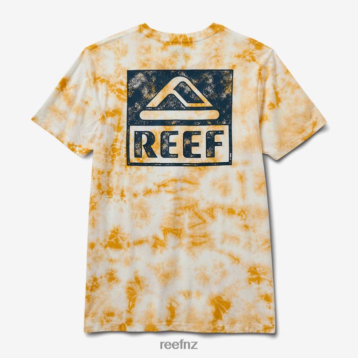 Reef NZ 62JVZ579 - Wellie Short Sleeve Tie Dye Tee Men Mineral Reef