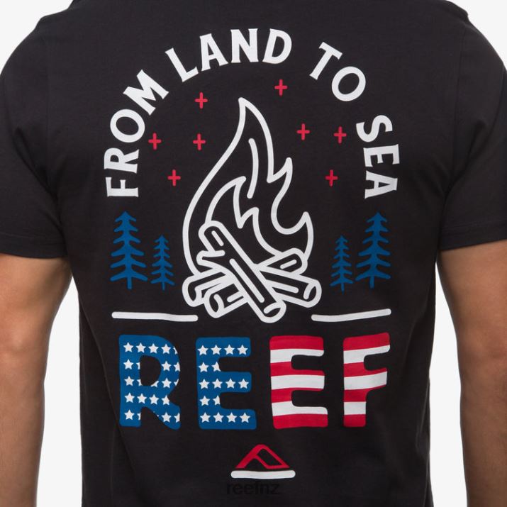 Reef NZ 62JVZ580 - Boom Boom Short Sleeve Tee Men Caviar Reef
