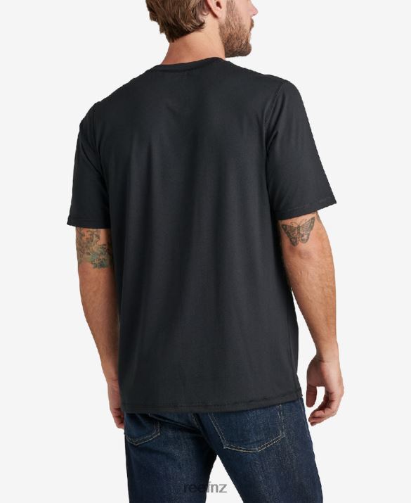 Reef NZ 62JVZ582 - Rodeo Short Sleeve Loose Fit Rash Guard Tee Men Caviar Reef
