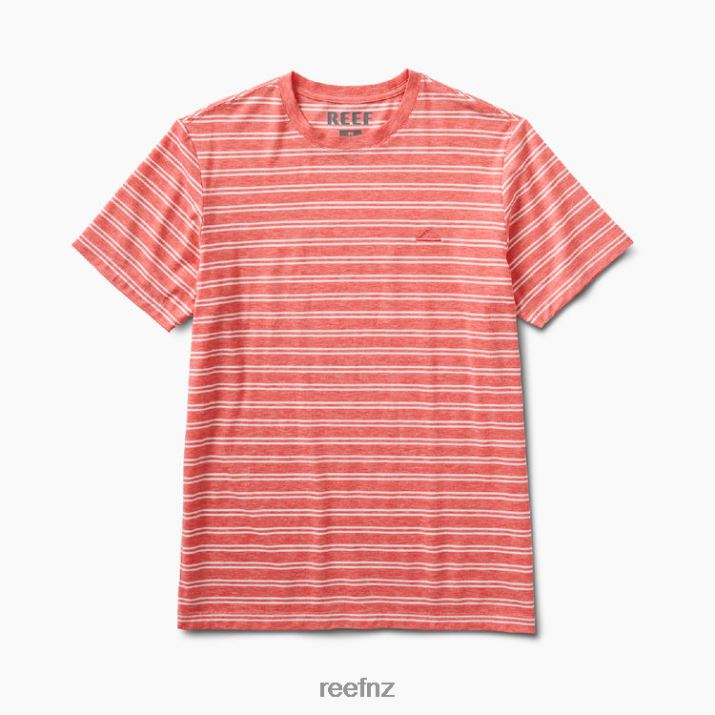 Reef NZ 62JVZ585 - Sutter Short Sleeve Knit Tee Men Hibiscus Reef
