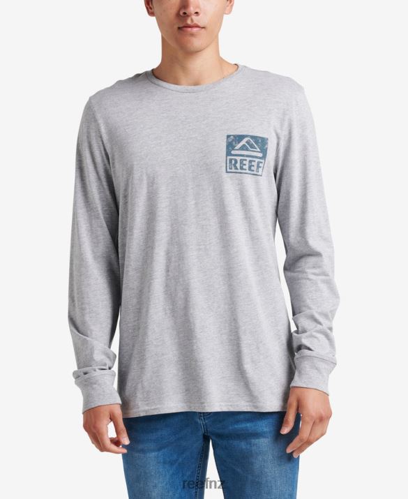 Reef NZ 62JVZ586 - Wellie Long Sleeve Tee Men Heather Grey Reef