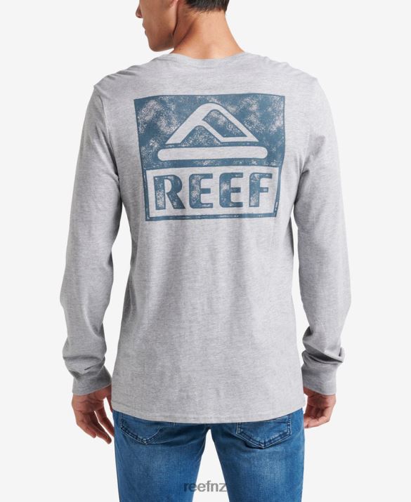 Reef NZ 62JVZ586 - Wellie Long Sleeve Tee Men Heather Grey Reef