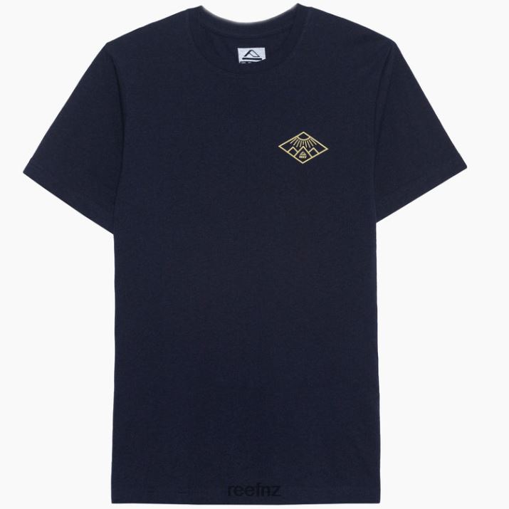 Reef NZ 62JVZ591 - Peaks Recyclo Short Sleeve Tee Men Navy Reef