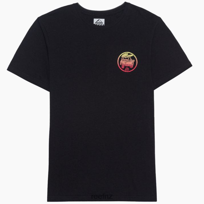 Reef NZ 62JVZ592 - Salty Recyclo Short Sleeve Tee Men Black Reef
