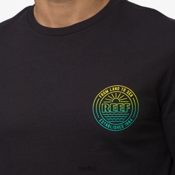Reef NZ 62JVZ594 - Bowl Long Sleeve Tee Men Caviar Reef