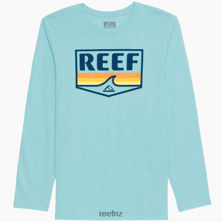 Reef NZ 62JVZ597 - Savor Recyclo Long Sleeve Tee Men Skyblu Reef
