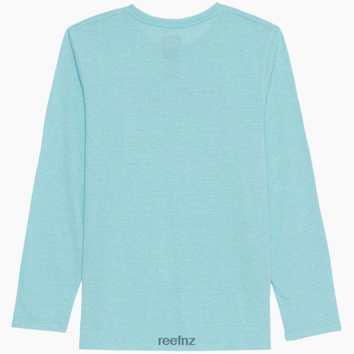 Reef NZ 62JVZ597 - Savor Recyclo Long Sleeve Tee Men Skyblu Reef
