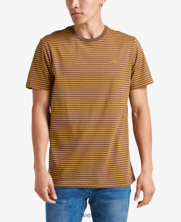Reef NZ 62JVZ600 - Rumson Short Sleeve Stripe Tee Men Rain Drum Reef