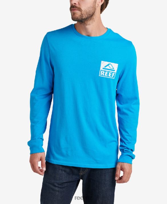 Reef NZ 62JVZ603 - Wellie Graphic Long Sleeve Tee Men Hawaiian Ocean Reef