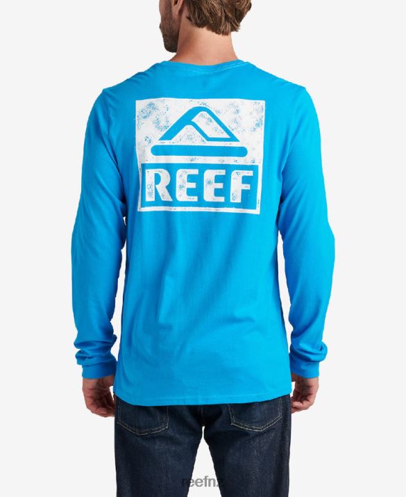 Reef NZ 62JVZ603 - Wellie Graphic Long Sleeve Tee Men Hawaiian Ocean Reef