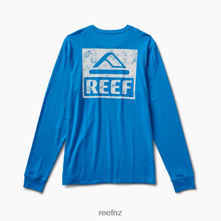 Reef NZ 62JVZ603 - Wellie Graphic Long Sleeve Tee Men Hawaiian Ocean Reef
