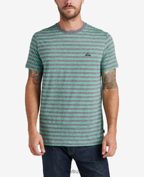 Reef NZ 62JVZ604 - Sutter Short Sleeve Knit Tee Men Caviar Reef