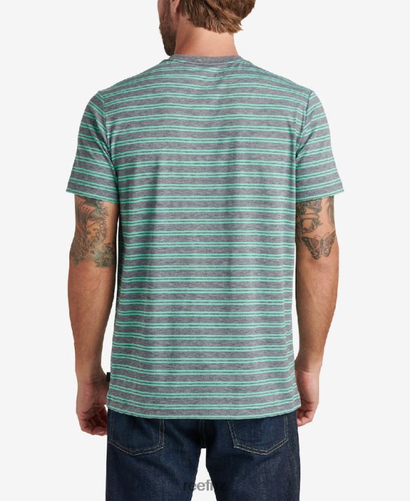 Reef NZ 62JVZ604 - Sutter Short Sleeve Knit Tee Men Caviar Reef