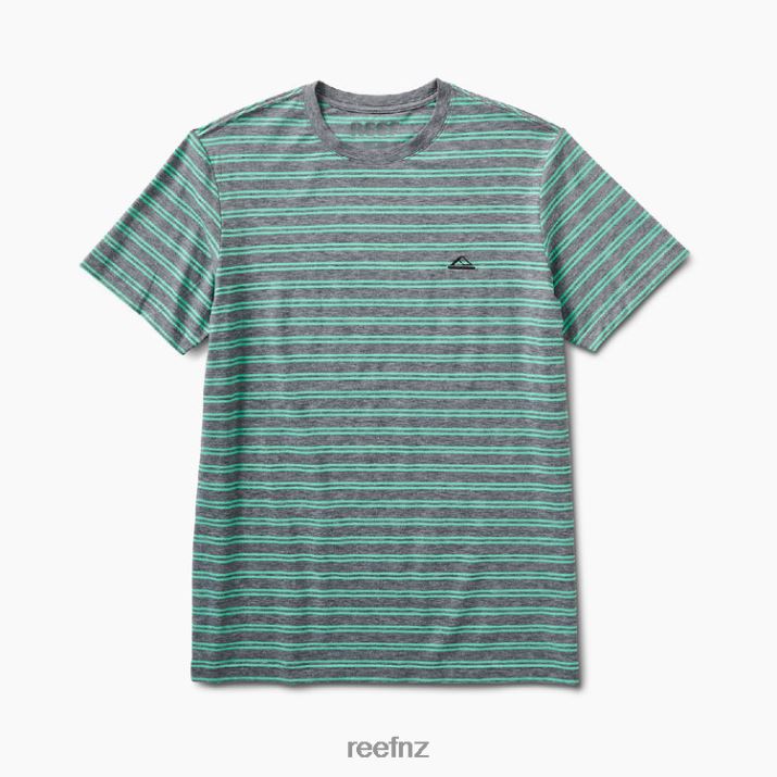 Reef NZ 62JVZ604 - Sutter Short Sleeve Knit Tee Men Caviar Reef