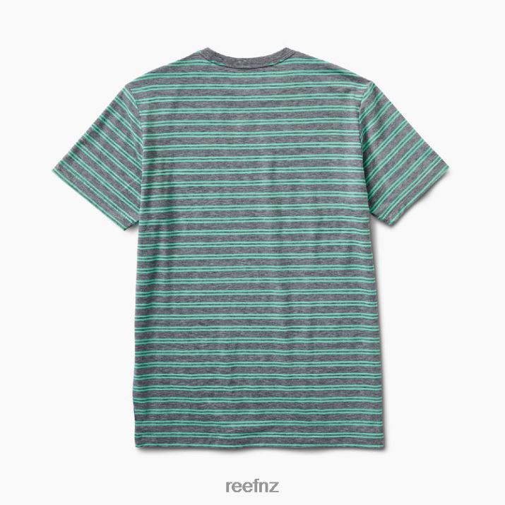 Reef NZ 62JVZ604 - Sutter Short Sleeve Knit Tee Men Caviar Reef
