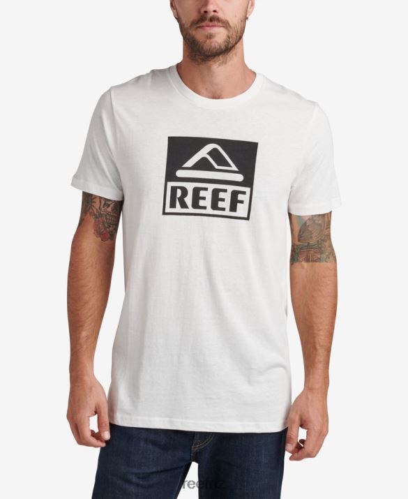 Reef NZ 62JVZ605 - Driver Short Sleeve Tee Men Marshmallow Reef