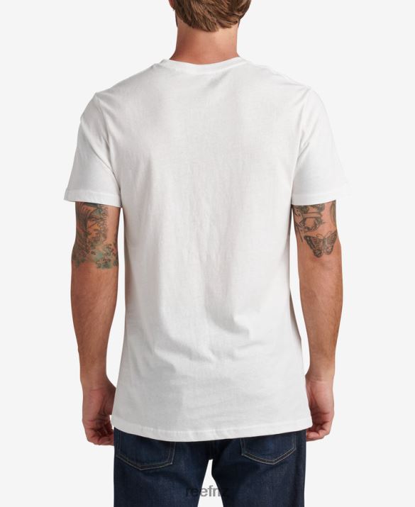 Reef NZ 62JVZ605 - Driver Short Sleeve Tee Men Marshmallow Reef