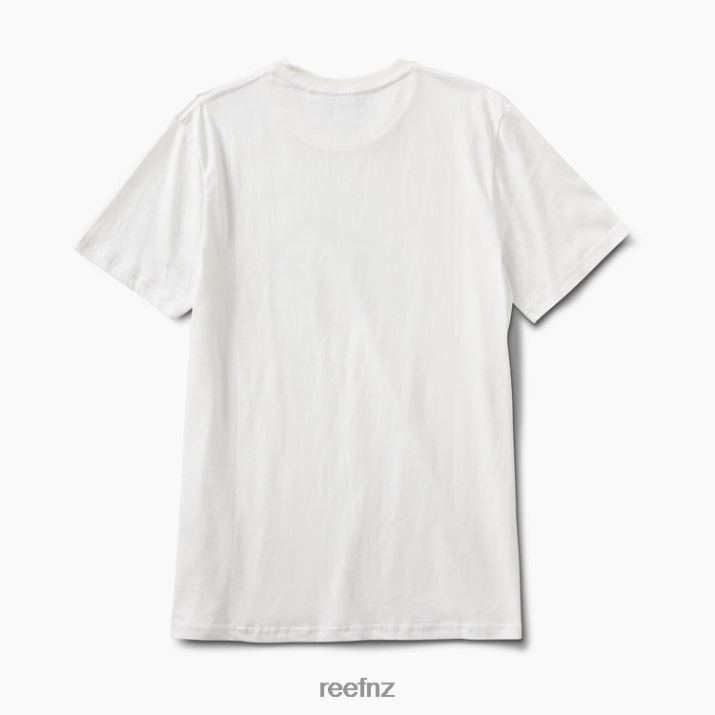 Reef NZ 62JVZ605 - Driver Short Sleeve Tee Men Marshmallow Reef