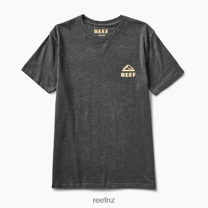 Reef NZ 62JVZ606 - Abra Short Sleeve Tee Men Heather Charcoal Reef