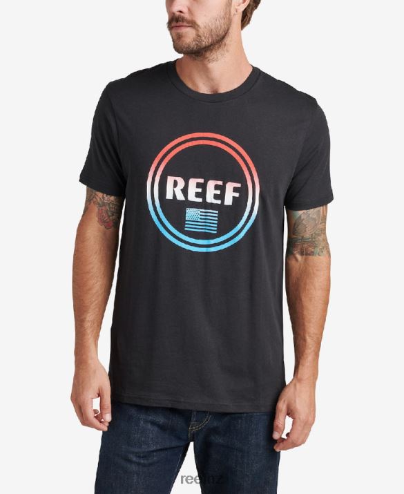 Reef NZ 62JVZ607 - Shimmy Short Sleeve Tee Men Caviar Reef