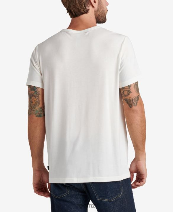 Reef NZ 62JVZ610 - Smith Short Sleeve Pocket Knit Tee Men Marshmallow Reef
