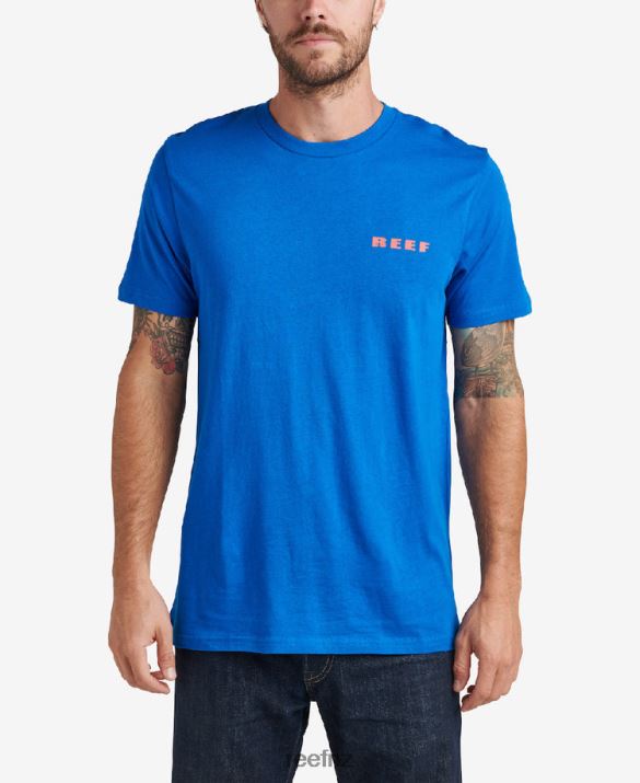 Reef NZ 62JVZ614 - Buk Buk Short Sleeve Tee Men Lapis Reef