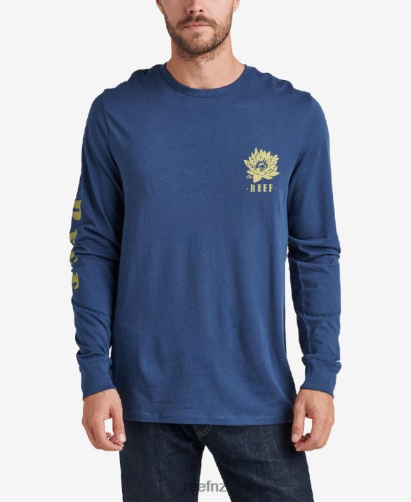 Reef NZ 62JVZ616 - Blues Long Sleeve Tee Men Insigna Blue Reef